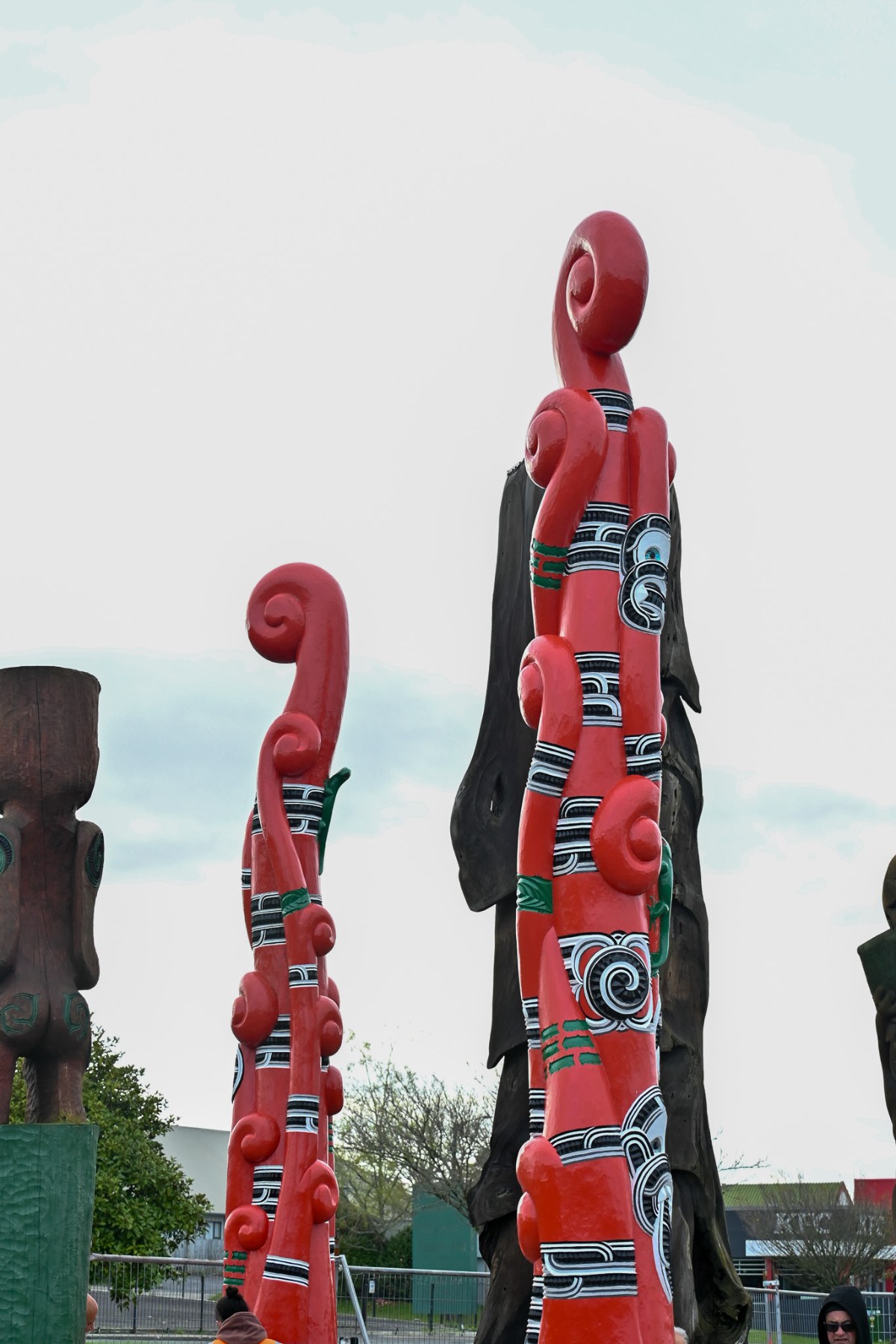 The Abundance & Unity talking pole up close