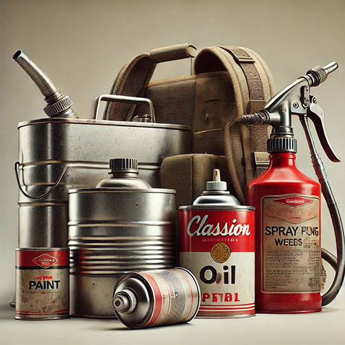 A group of objects that contain environmentally toxic products